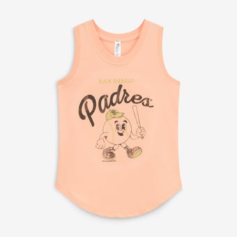 Youth Soft as a Grape  Orange San Diego Padres Game Day Tank Top
