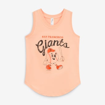 Youth Soft as a Grape  Orange San Francisco Giants Game Day Tank Top