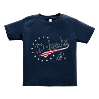 Toddler Soft as a Grape Navy Arizona Diamondbacks Americana T-Shirt
