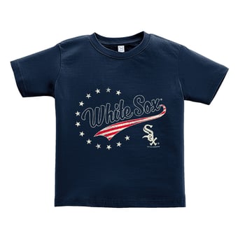 Toddler Soft as a Grape Navy Chicago White Sox Americana T-Shirt