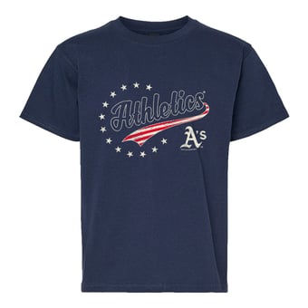 Toddler Soft as a Grape Navy Athletics Americana T-Shirt