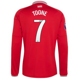Maillot officiel Domicile WSL Manchester United adidas 2026-27 - Manches longues avec flocage Toone 7, vue 4