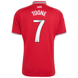 Maillot Domicile Manchester United adidas WSL 2026-27 avec flocage Toone 7, vue 4