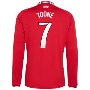 Maillot Domicile Manchester United adidas WSL 2026-27 - Manches longues avec flocage Toone 7, vue 4