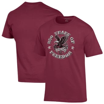 Men's Champion  Garnet South Carolina Gamecocks Americana 250 Years of Freedom Tonal T-Shirt