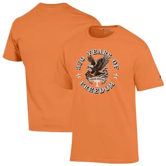 Men's Champion  Tennessee Orange Tennessee Volunteers Americana 250 Years of Freedom Tonal T-Shirt