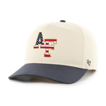 Men's '47 Natural/Navy Air Force Falcons Americana Flag Hitch Adjustable Hat