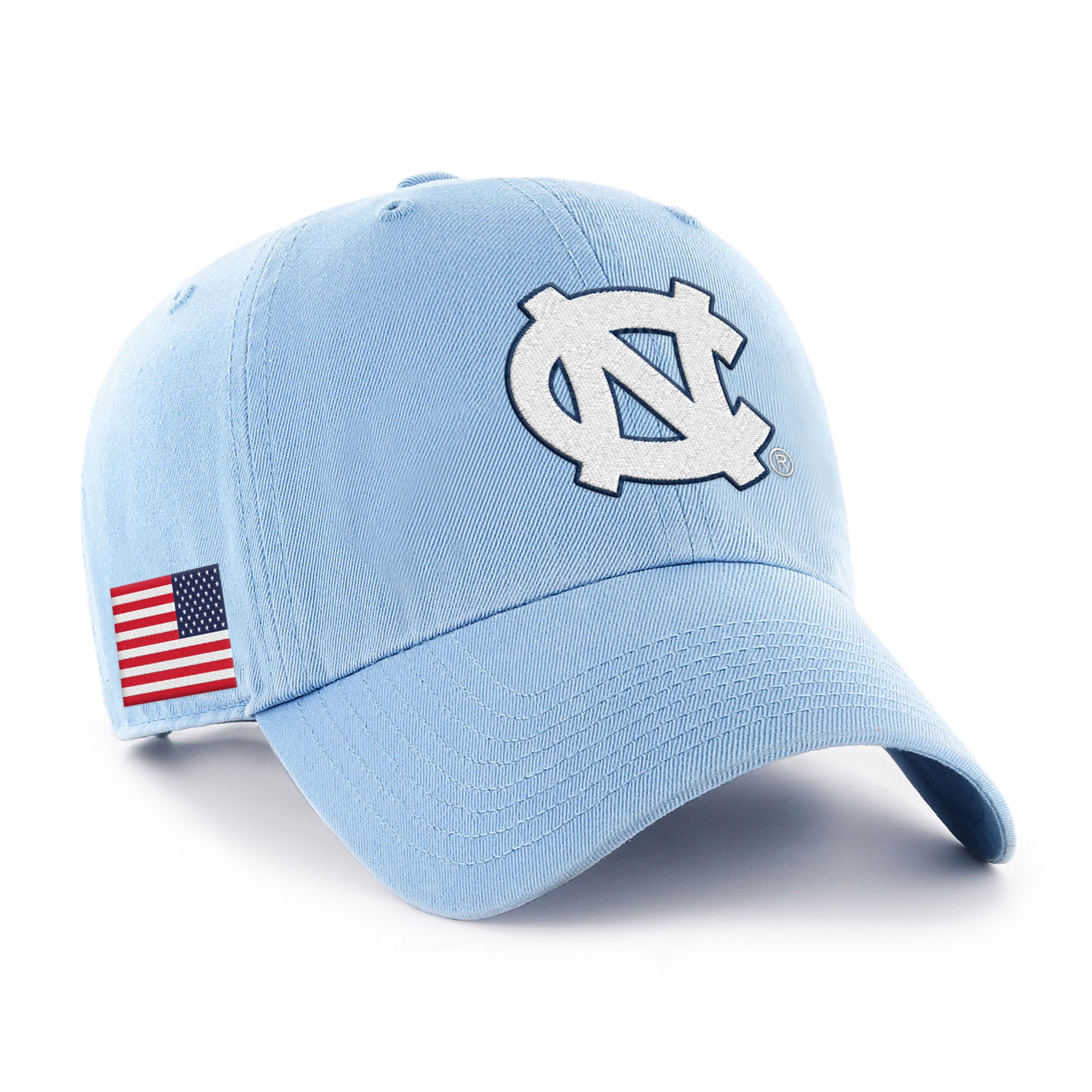 Men's '47 Carolina Blue North Carolina Tar Heels Americana Heritage Clean Up Adjustable Hat