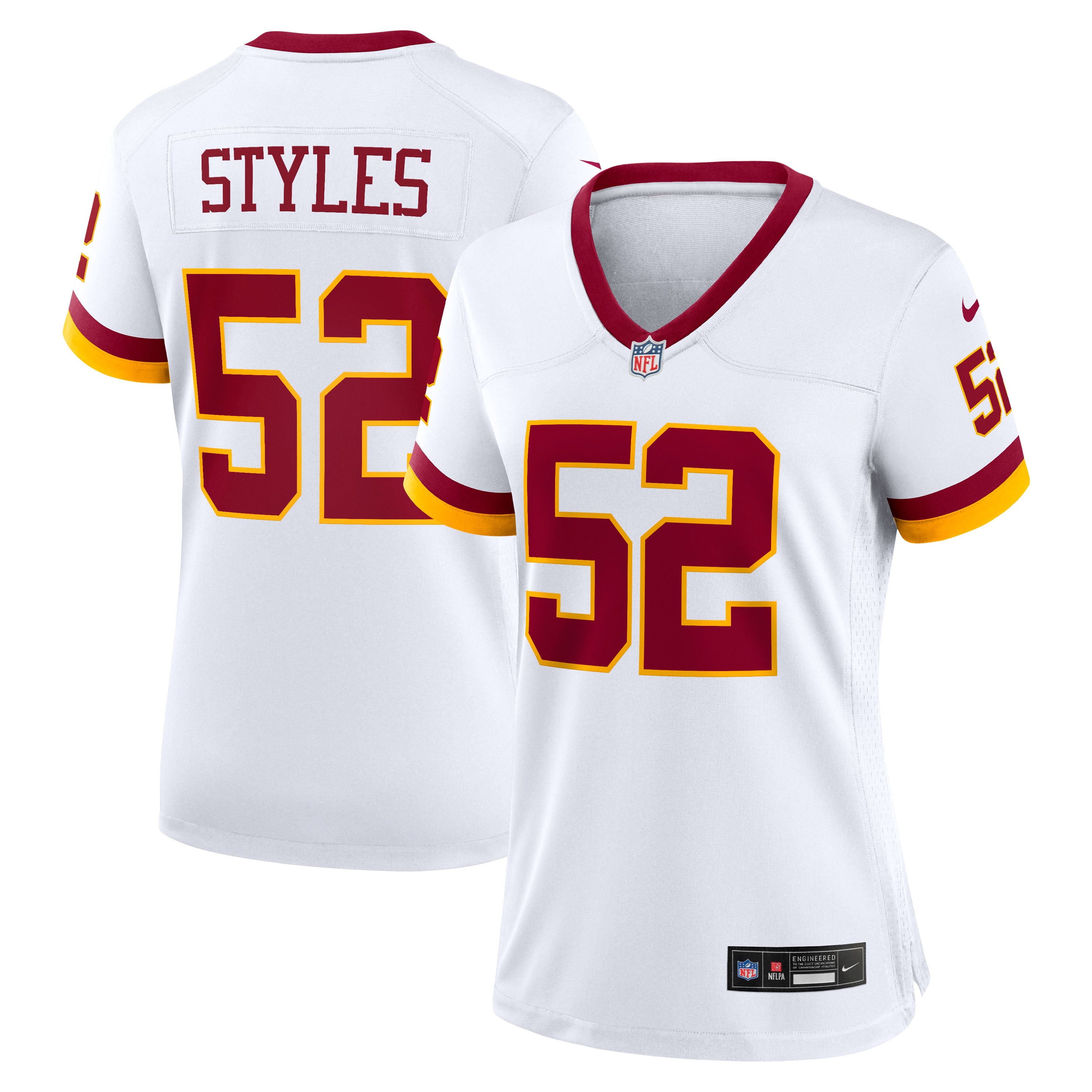 Women's Nike Sonny Styles White Washington Commanders Game Super Bowl Era Jersey