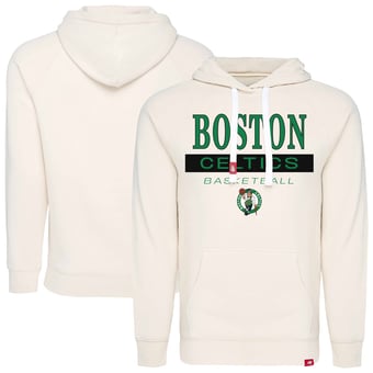 Unisex Sportiqe  Cream Boston Celtics Olsen Tri-Blend Raglan Hoodie