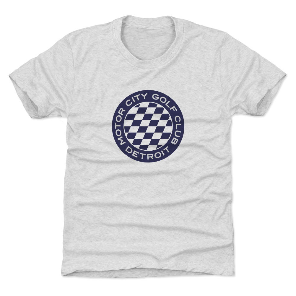 Youth 500 Level Gray Motor City Golf Club Roundel Tri-Blend T-Shirt