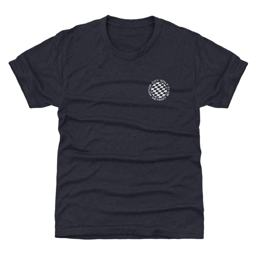 Youth 500 Level Navy Motor City Golf Club Roundel T-Shirt