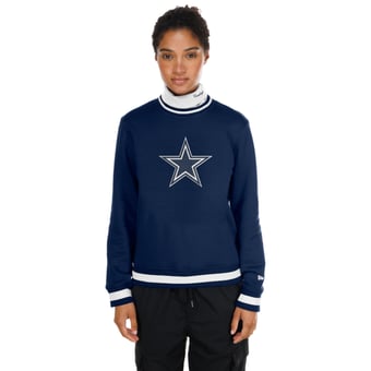 Women's New Era  Navy Dallas Cowboys Sport Classics Turtleneck