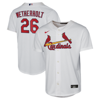 Youth Nike JJ Wetherholt White St. Louis Cardinals Home Replica Jersey