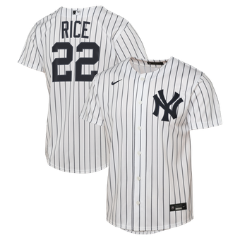 Youth Nike Ben Rice White New York Yankees Home Replica Jersey