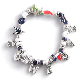 BaubleBar Dallas Cowboys Motif Beaded Bracelet