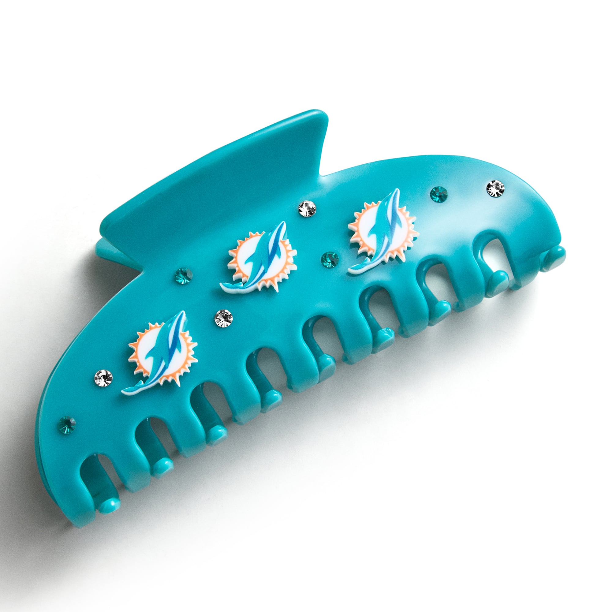 BaubleBar Miami Dolphins Stacked Hair Claw Clip