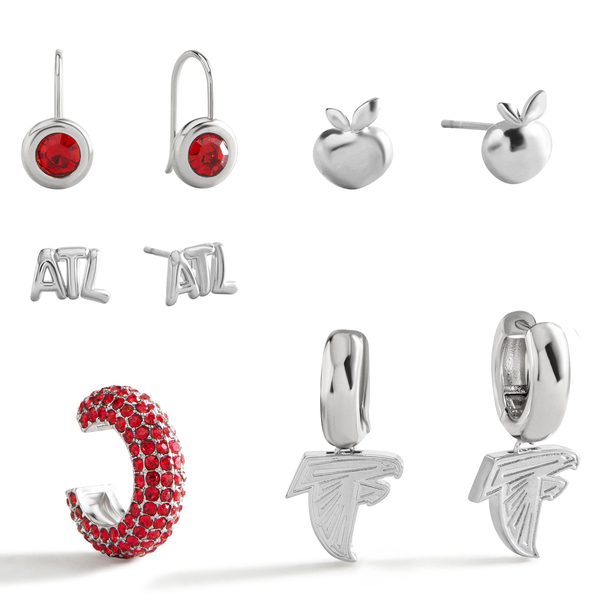 BaubleBar Atlanta Falcons Mixed Earring Set