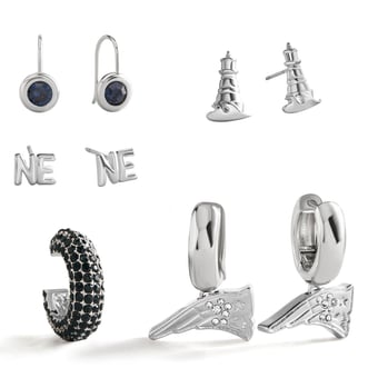 BaubleBar New England Patriots Mixed Earring Set