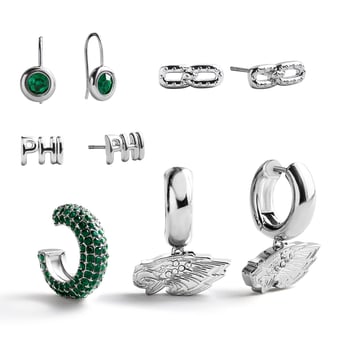 BaubleBar Philadelphia Eagles Mixed Earring Set
