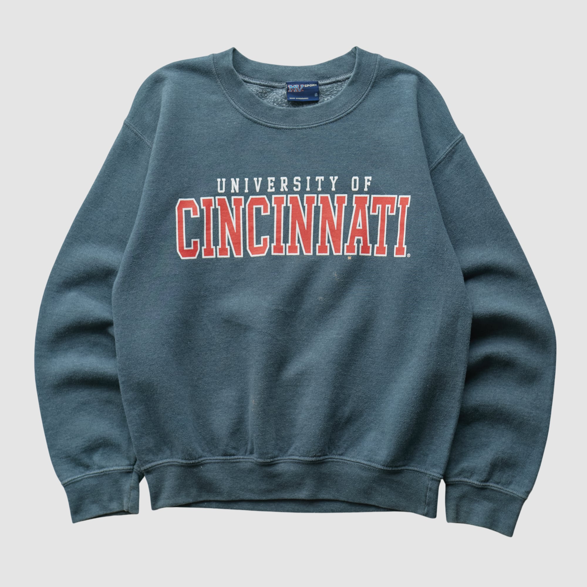 Cincinnati Bearcats MV Sport 2000s Pullover Sweatshirt - Blue - XS by Fanatics Real Vintage