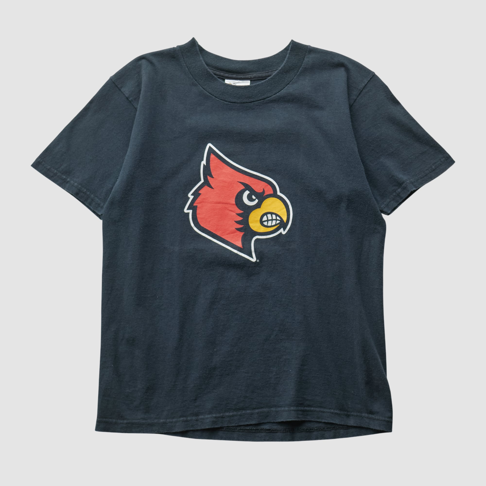 Louisville Cardinals Cotton Exchange 2000s T-shirt - Black - XS by Fanatics Real Vintage