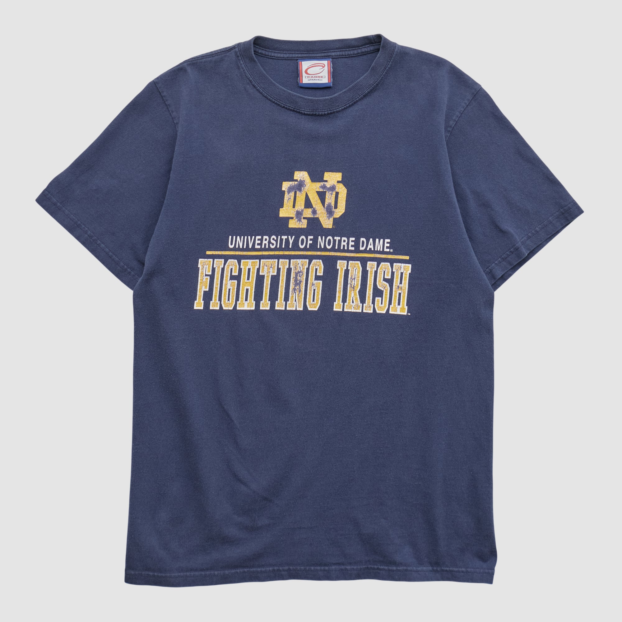Notre Dame Fighting Irish CADRE 2000s T-shirt - Navy - S by Fanatics Real Vintage