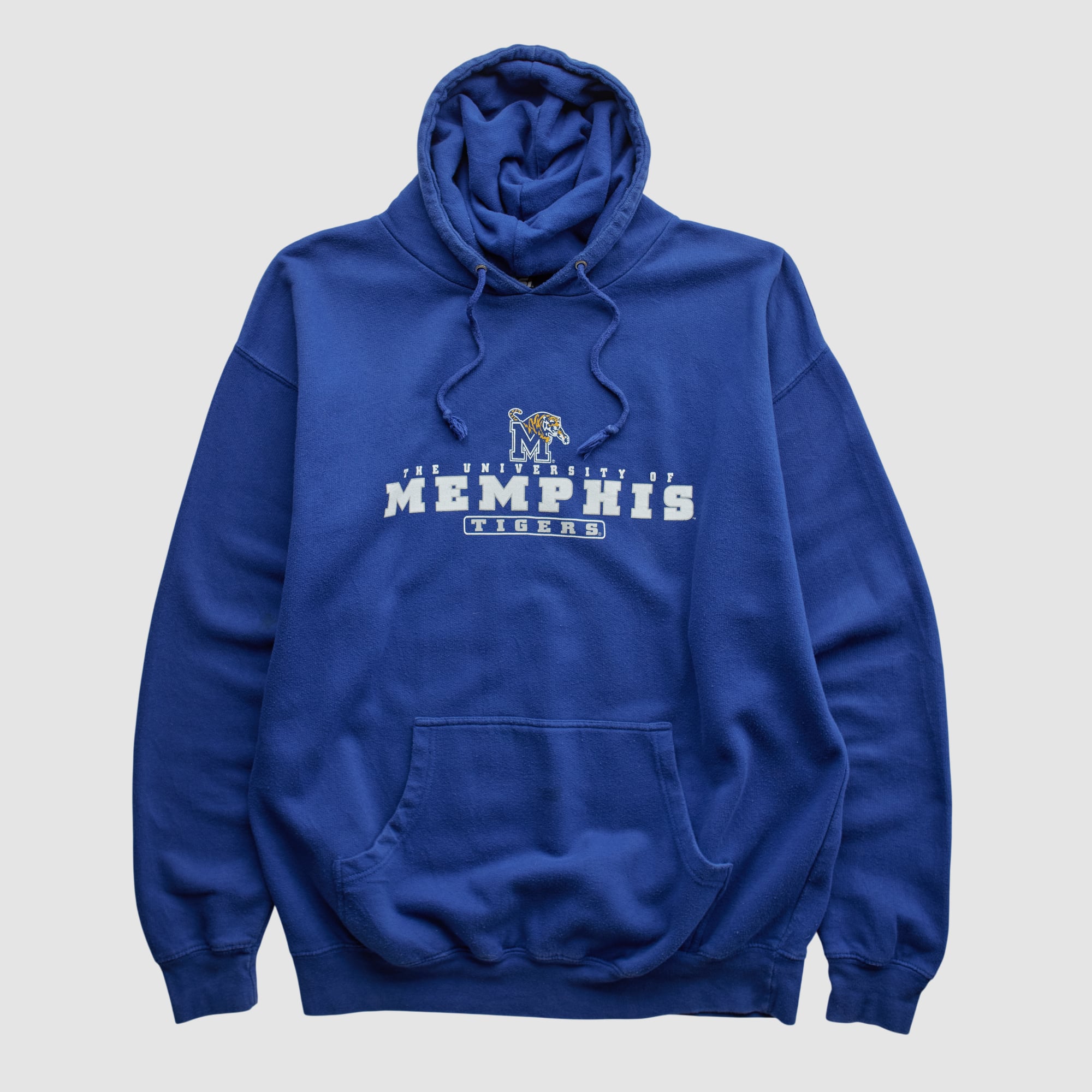 Memphis Tigers TSI Sportswear 2000s Hooded Pullover Sweatshirt - Blue - XL by Fanatics Real Vintage
