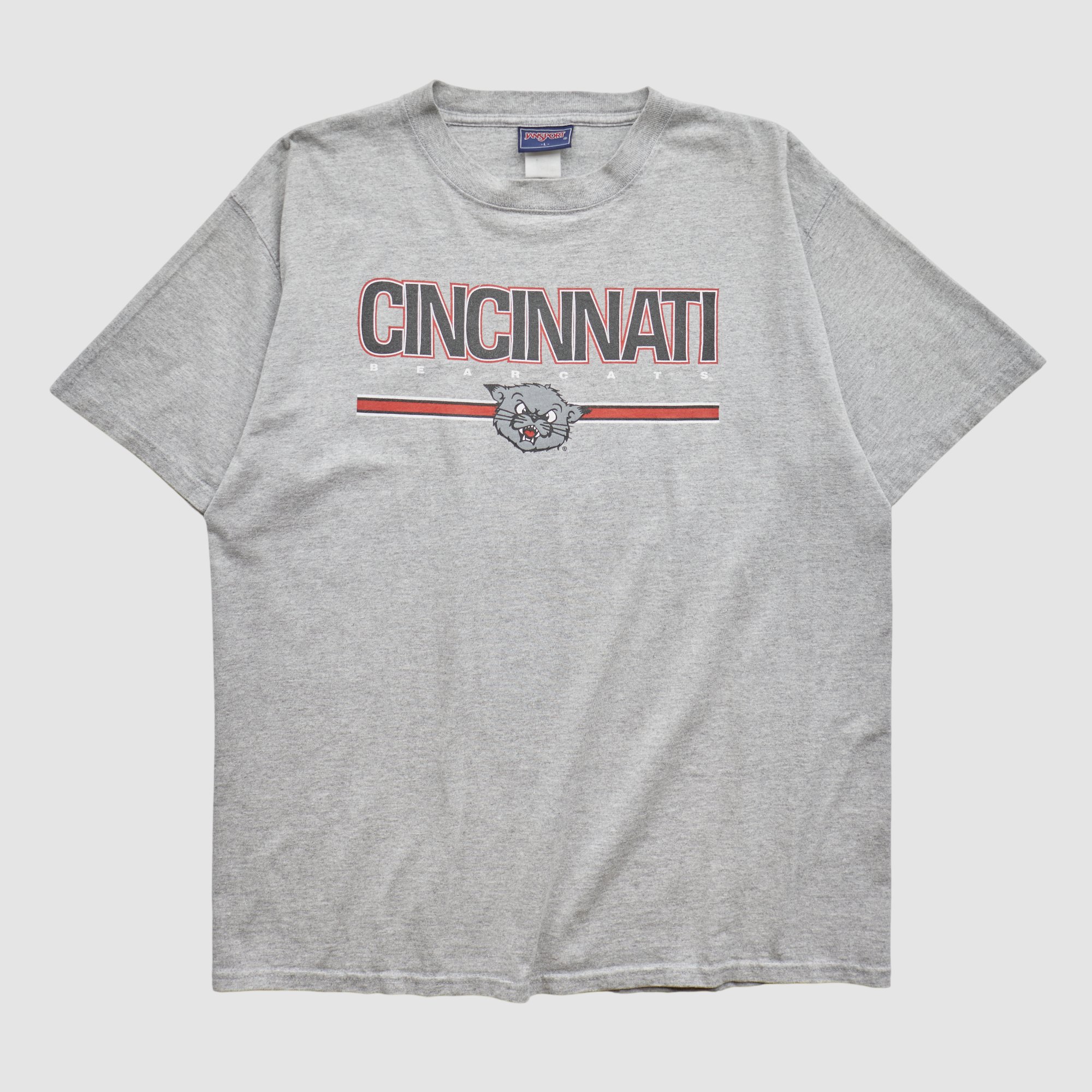 Cincinnati Bearcats Jansport 2000s T-shirt - Heather Gray - XL by Fanatics Real Vintage