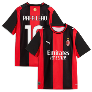 Maillot Domicile AC Milan PUMA 26/27 - Enfant avec flocage Rafa Leão 10, vue 1
