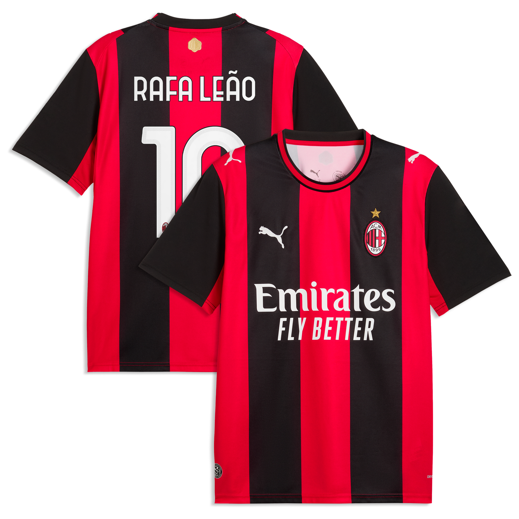 Maillot Domicile AC Milan PUMA 26/27 avec flocage Rafa Leão 10