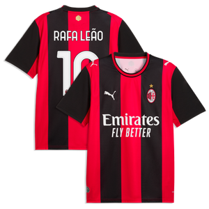 Maillot Domicile AC Milan PUMA 26/27 avec flocage Rafa Leão 10, vue 1