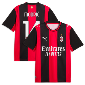 Maillot Domicile AC Milan PUMA 26/27 avec flocage Modrić 14, vue 1