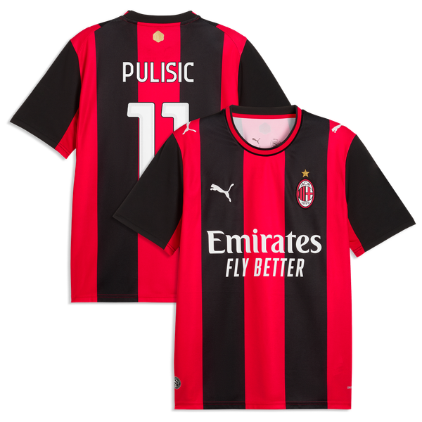 Maillot Domicile AC Milan PUMA 26/27 avec flocage Pulisic 11