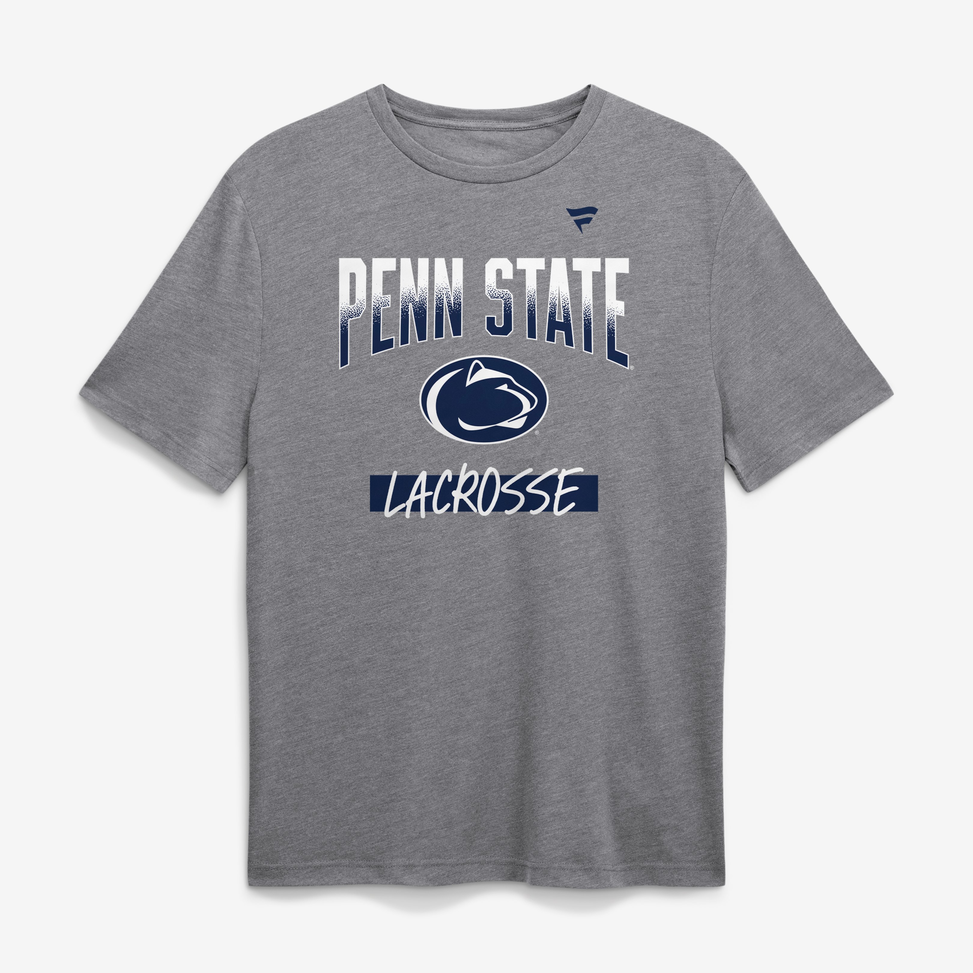 Men's Heather Gray Penn State Nittany Lions Lacrosse Hype Tri-Blend T-Shirt