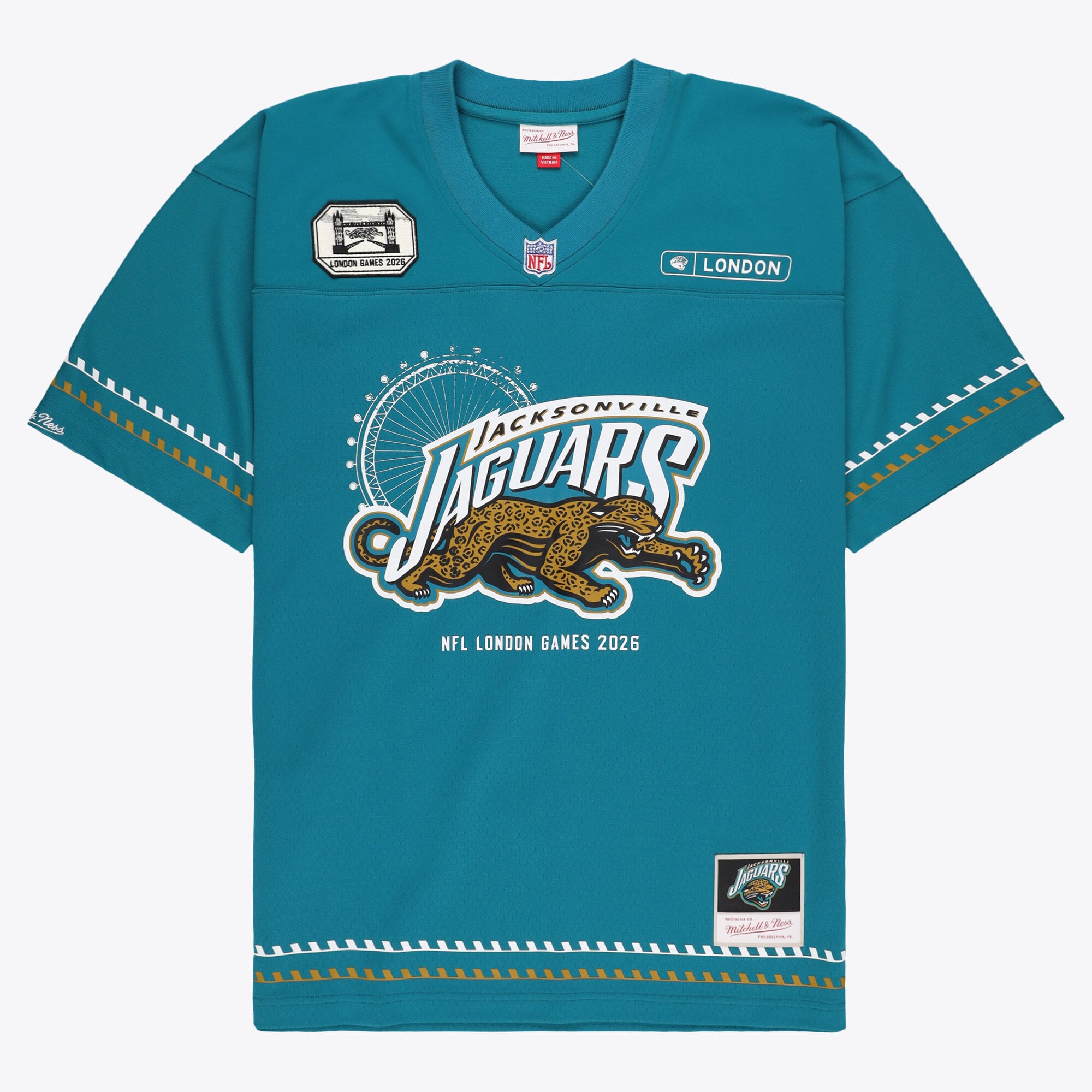 Jacksonville Jaguars Mitchell & Ness International Games 2026 Legacy Trikot - Herren