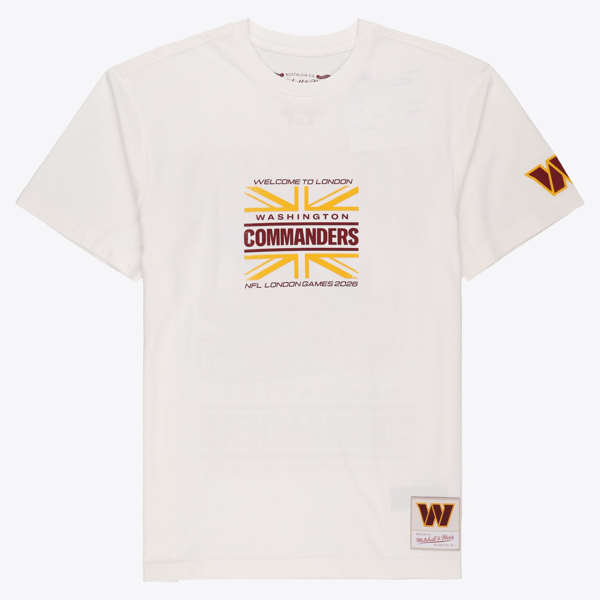 Washington Commanders Mitchell & Ness International Games 2026 T-Shirt - Herren