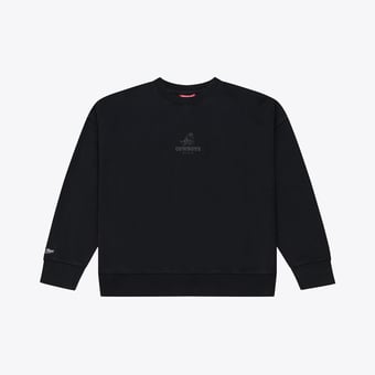 Women's Mitchell & Ness Black Dallas Cowboys Core Essentials Micro Logo Fleece Sweatshirt