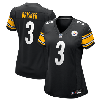 Women's Nike Jaquan Brisker  Black Pittsburgh Steelers Team Game Jersey