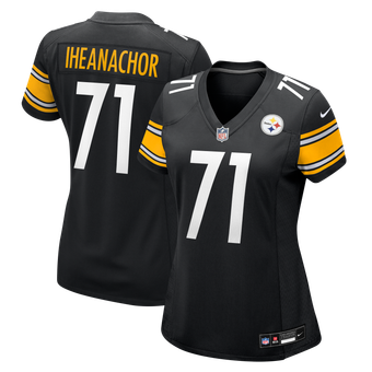 Women's Nike Max Iheanachor  Black Pittsburgh Steelers Team Game Jersey