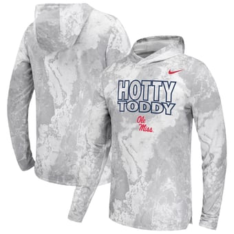 Men's Nike White Ole Miss Rebels x Realtree Dri-FIT Hooded Long Sleeve T-Shirt