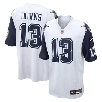 Men's Nike Caleb Downs White Dallas Cowboys Alternate Game Jersey