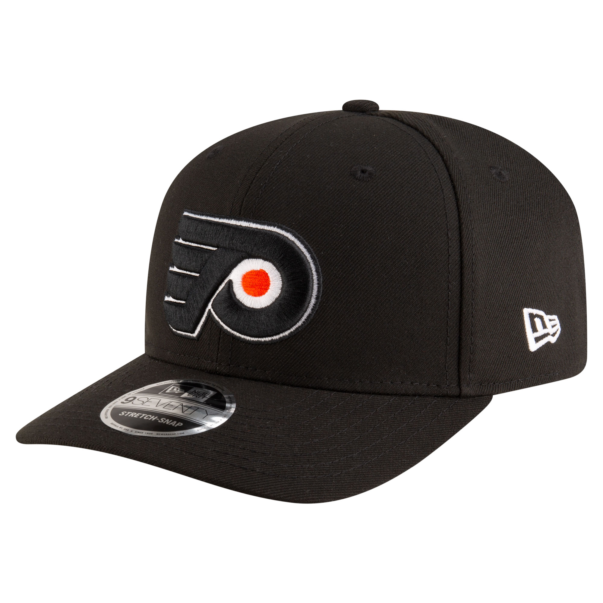Men's New Era Black Philadelphia Flyers 9SEVENTY Adjustable Hat