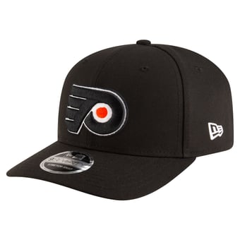 Men's New Era  Black Philadelphia Flyers 9SEVENTY COOLERA Adjustable Hat