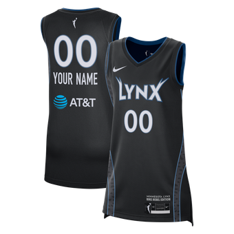 Unisex Nike Black Minnesota Lynx Victory Custom Jersey - Rebel Edition
