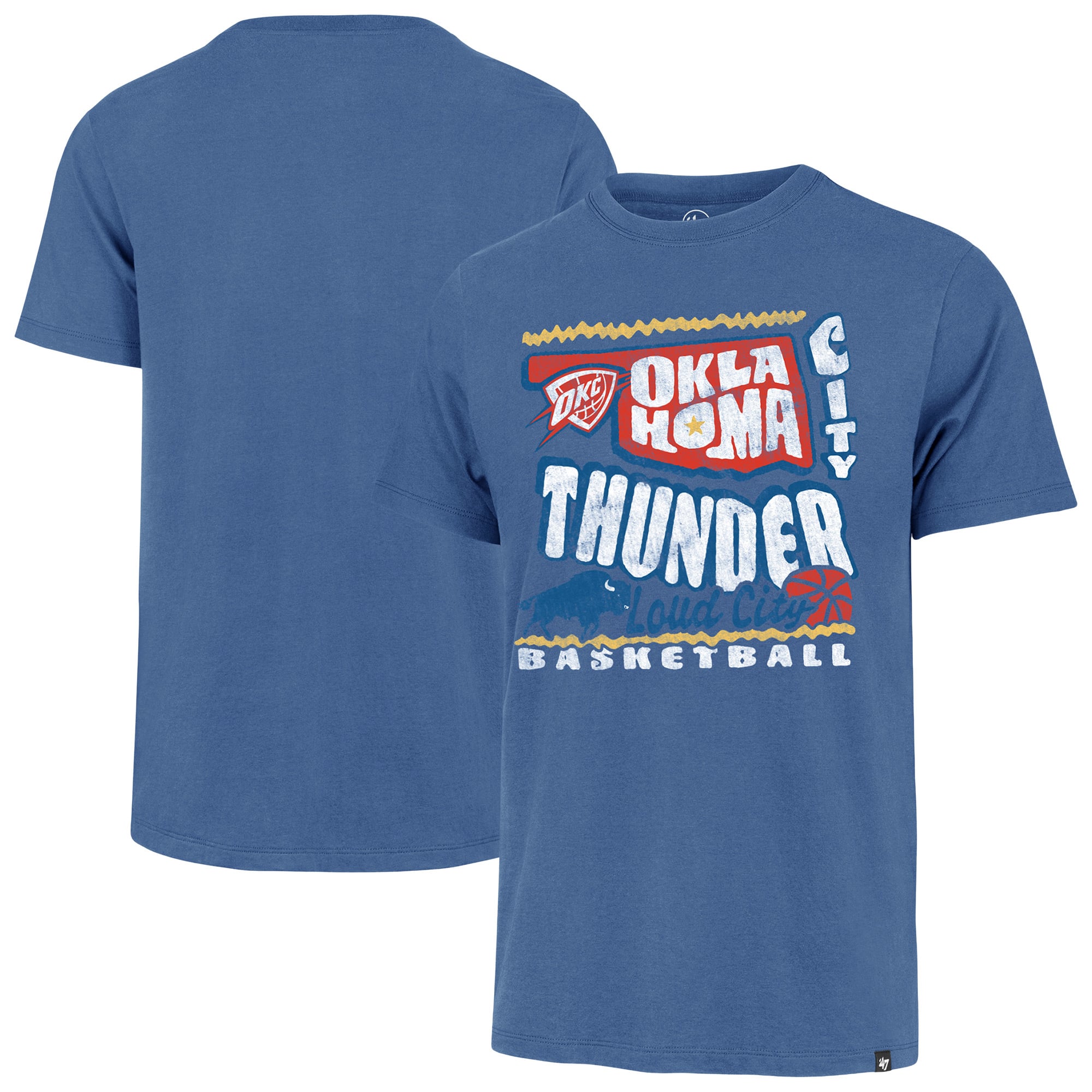 Men's '47  Blue Oklahoma City Thunder Regional Foundation T-Shirt