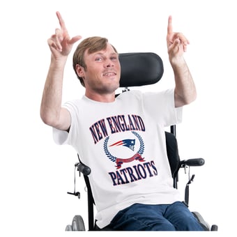 Men's G-III Sports by Carl Banks White New England Patriots Team Laurel Adaptive T-Shirt