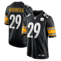 Men's Nike Eli Heidenreich Black Pittsburgh Steelers Team Game Jersey