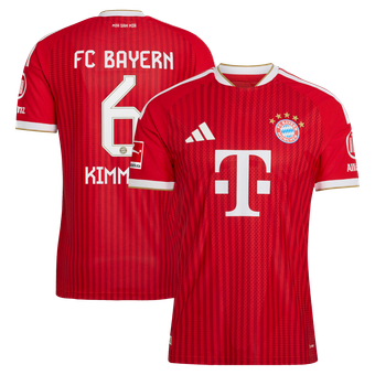 Men's adidas Joshua Kimmich Red Bayern Munich 2026/27 Home On-Field Authentic Jersey