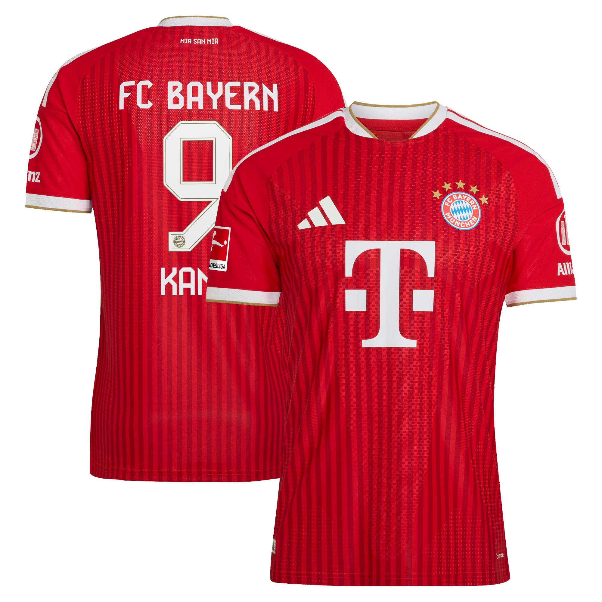 Men's adidas Harry Kane Red Bayern Munich 2026/27 Home On-Field Authentic Jersey